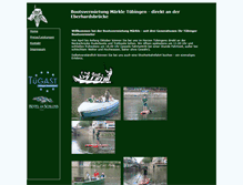 Tablet Screenshot of bootsvermietung-tuebingen.de